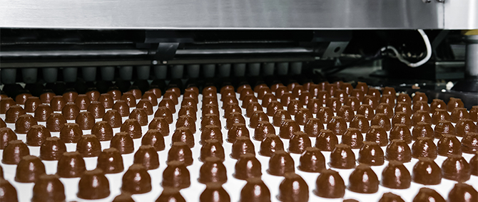 Béc phun phủ socola chống tắc cho ngành thực phẩm