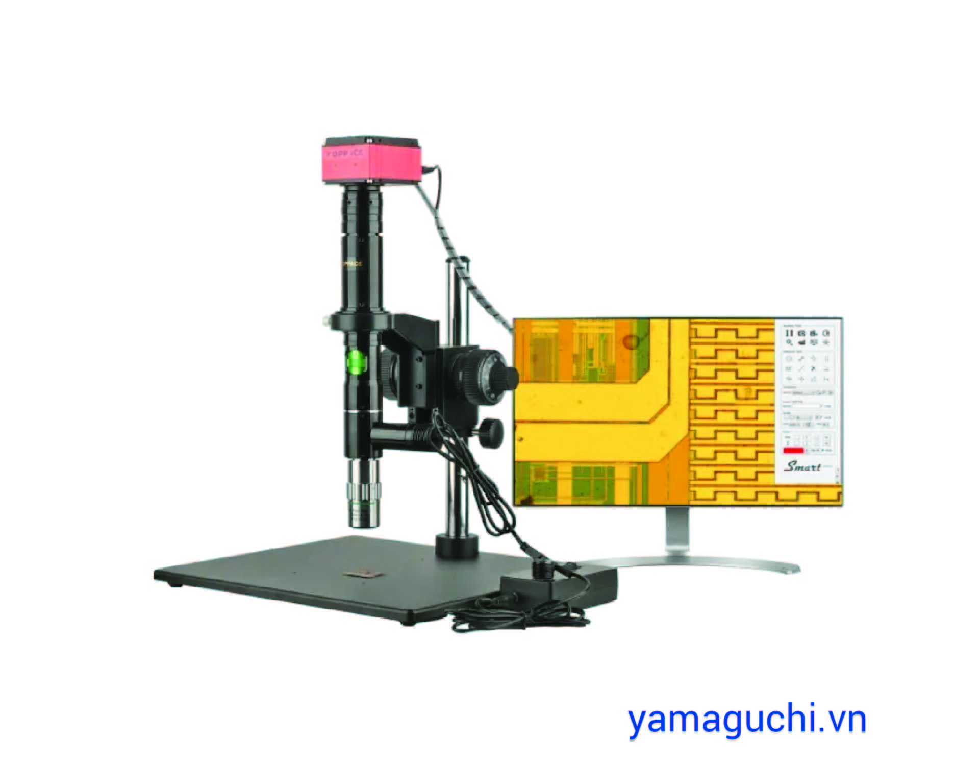 Kính hiển vi LCD đồng trục KP-A9620V-4K, phóng đại 540X-3480X