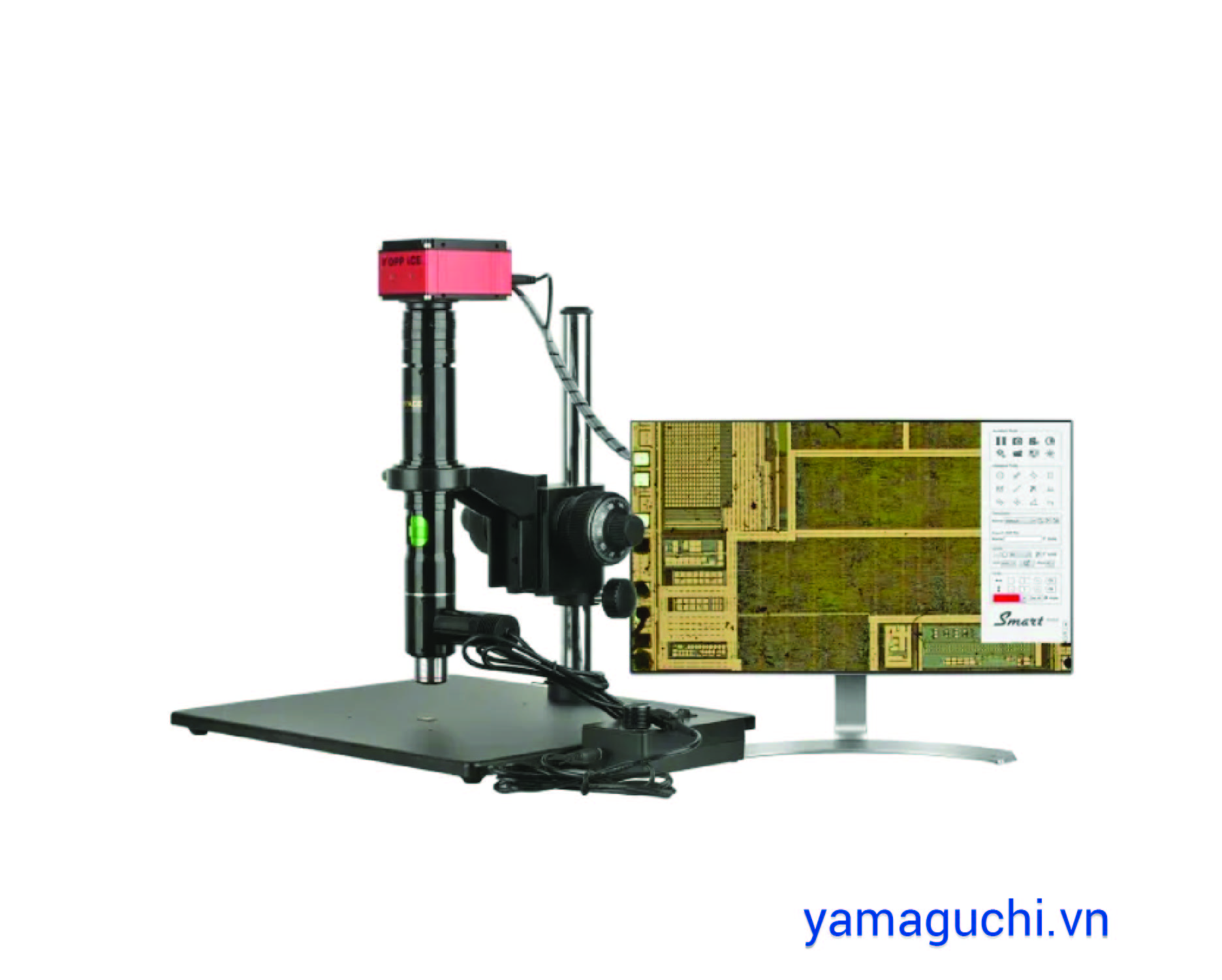 Kính hiển vi LCD đồng trục KP-Z6005V-4K, phóng đại 135X-870X