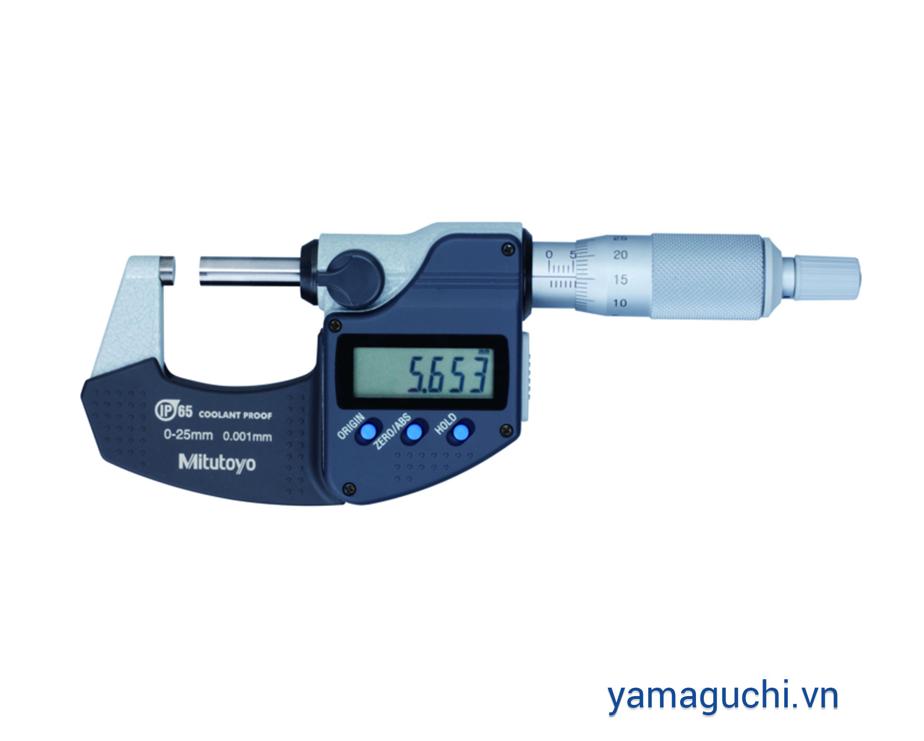 Thước micrometer đo ngoài điện tử 0-25mm/0.001  (293-240-30)