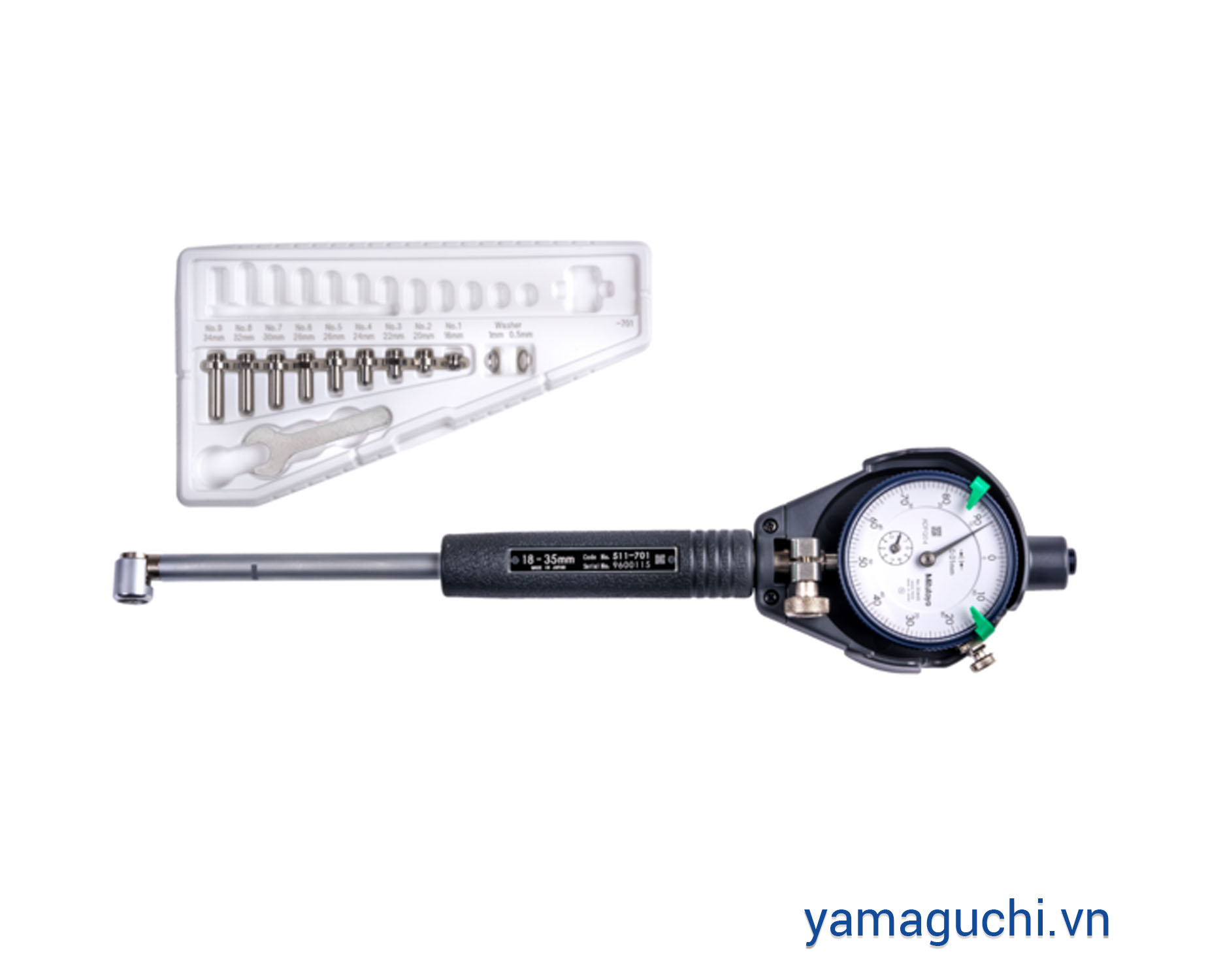 Đồng hồ đo lỗ 18-35mm/0.01 Mitutoyo (511-711-20)
