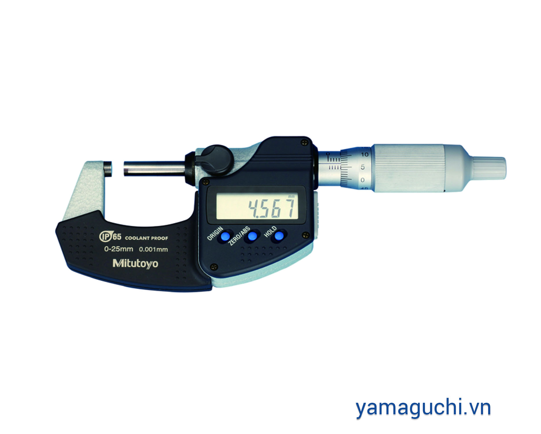 Thước micrometer đo ngoài điện tử 0-25mm/0.001 Mitutoyo (293-234-30)