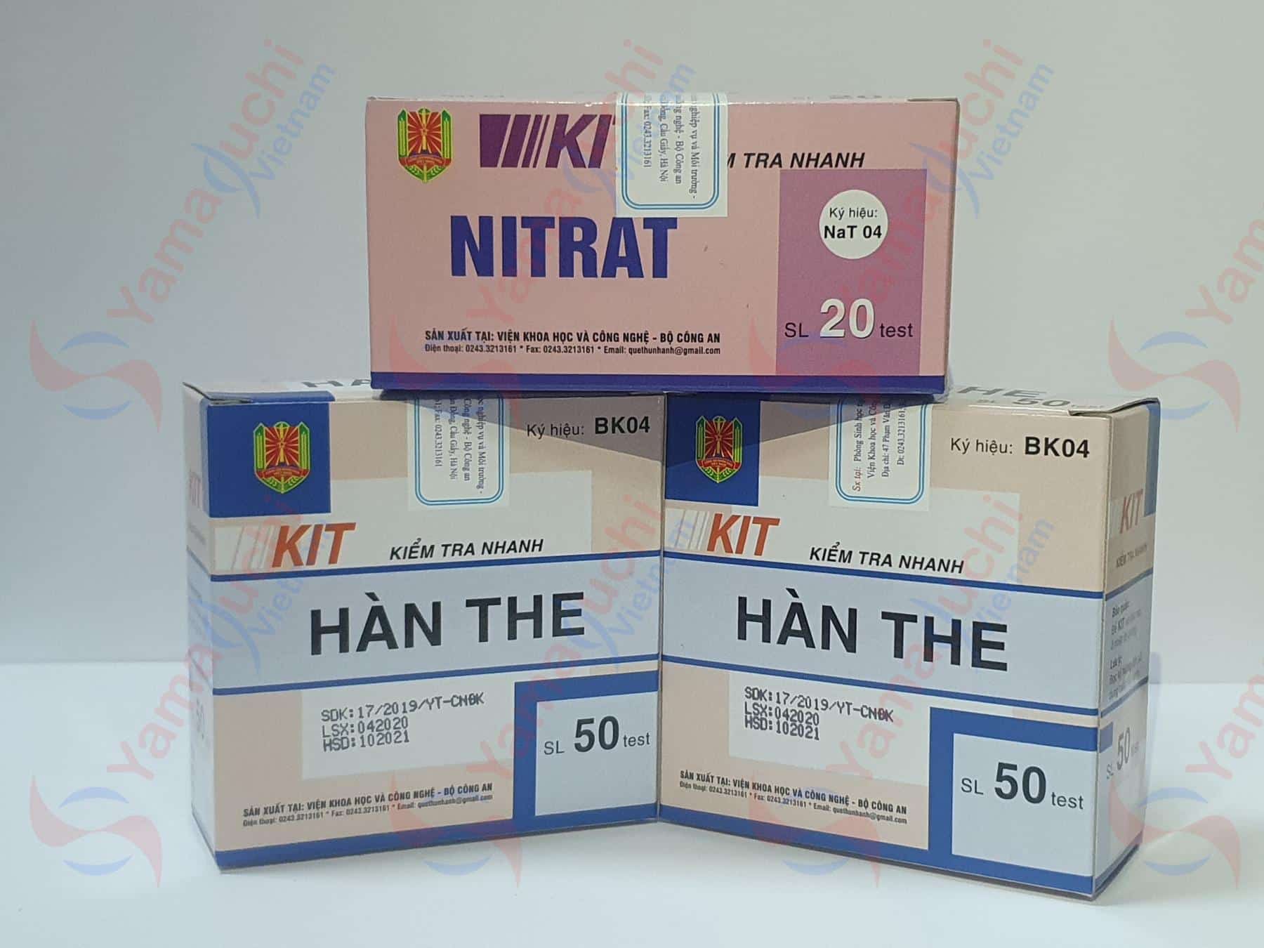 Bộ kit kiểm tra nhanh Nitrat trong thực phẩm NAT04