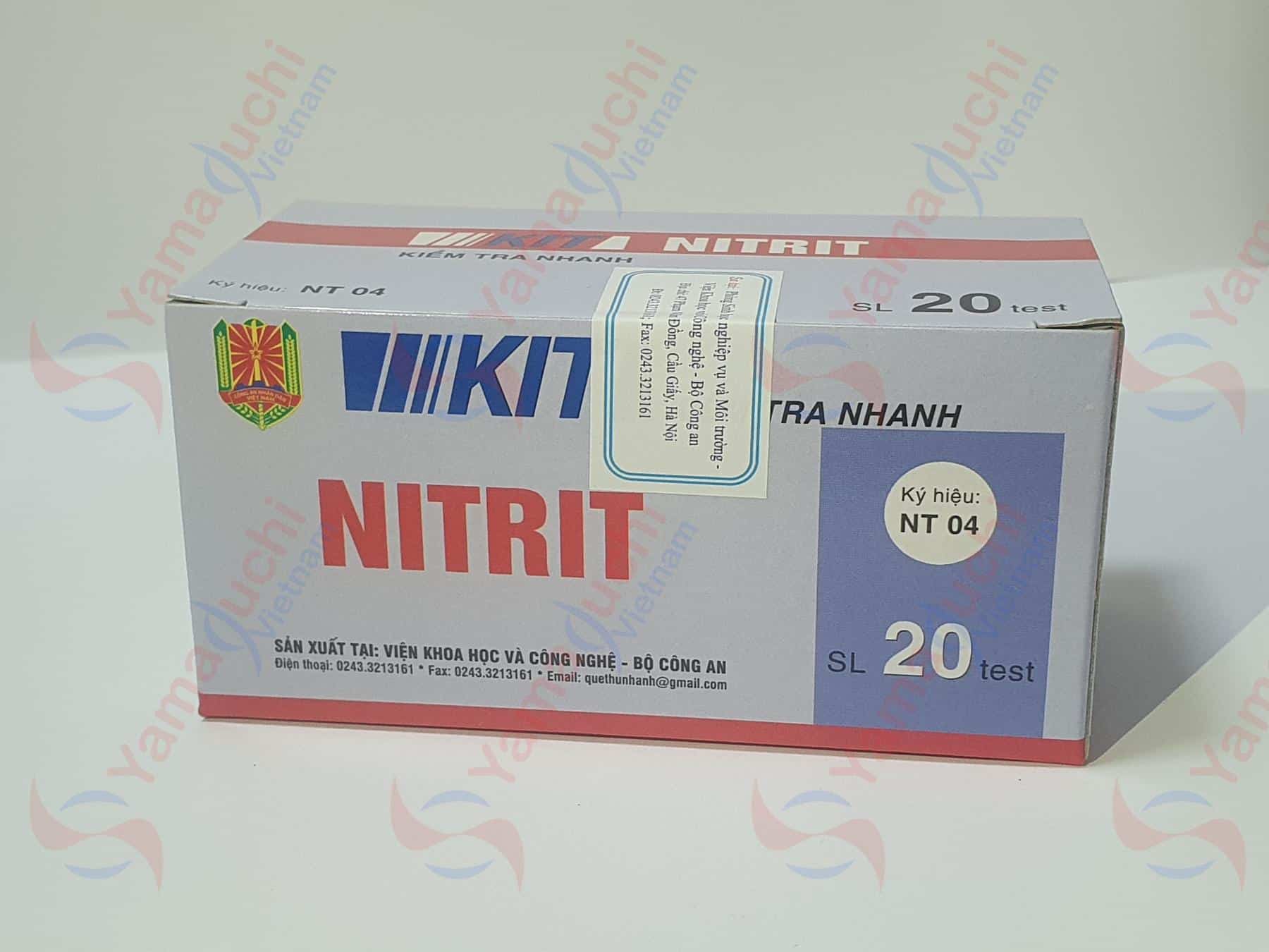 Kit for quick testing of Nitrite content (NT04) in food