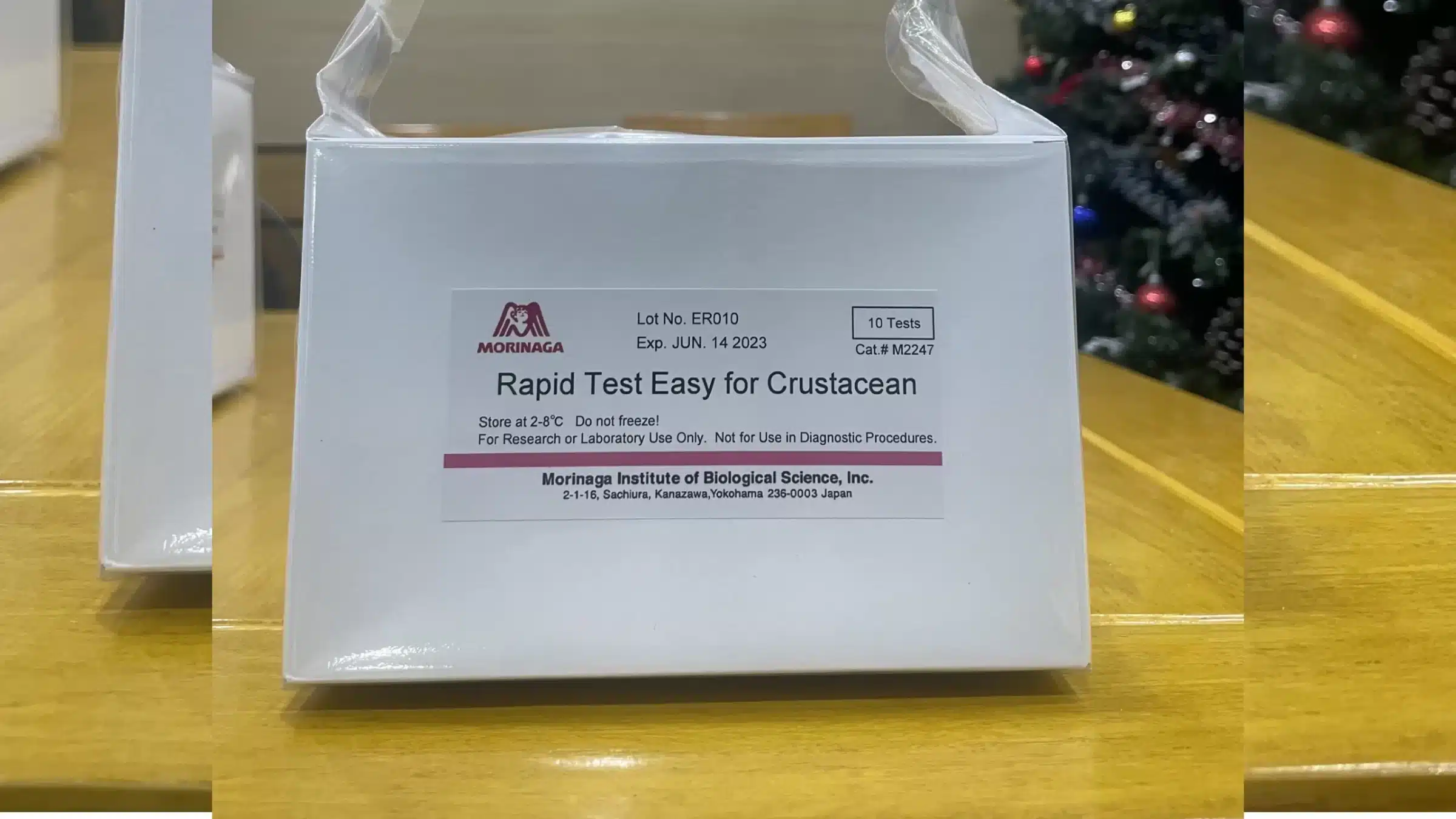 Kit kiểm tra nhanh protein giáp xác (Crustacean)- Rapid test Easy