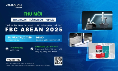 Yamaguchi tham gia Hội chợ giao thương Quốc tế ngành chế tạo FBC ASEAN 2025