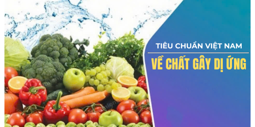 Kiểm nghiệm theo tiêu chuẩn Việt Nam về chất gây dị ứng