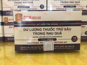 Bộ test nhanh dư lượng thuốc trừ sâu có trong rau quả VPR10